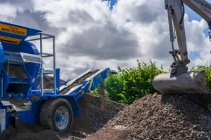 Stone Crusher with digger
