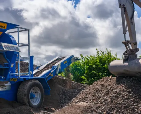 Stone Crusher with digger